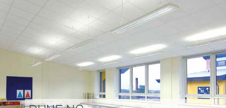 Armstrong Dune Supreme Tegular 1200x600 - Кассетный потолок Armstrong Dune Supreme Tegular 1200x600, Белый