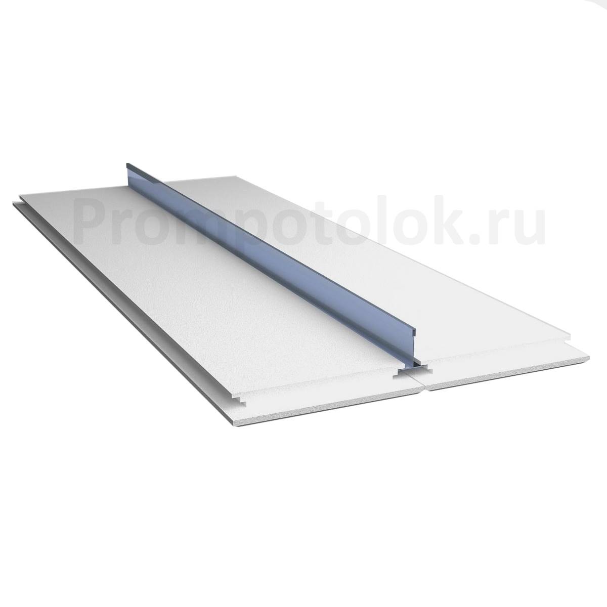 Панель Akustiline Gamma 1200х600x22 кромка X - Акустические панели Панель Akustiline Gamma 1200х600x22 кромка X, Белый